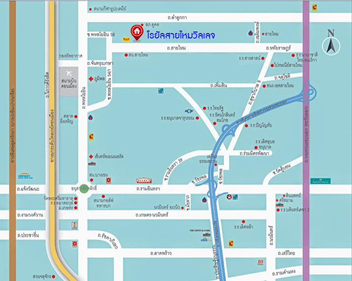 บ้านมือสองตกแต่งใหม่ ม.โรยัลสายไหมวิลเลจ สายไหม ทาวน์โฮม 3 ชั้น เนื้อที่ 20 ตร.ว. ฟังก์ชัน 3 ห้องนอน 4 ห้องน้ำ จอดรถได้ 1 คัน บนทำเลเชื่อมต่อหลายเส้นทาง ถ.รามอินทรา, ถ.สายไหม, ถ.พหลโยธิน, ถ.ลำลูกกา, ถ.สุขาภิบาล5 ใกล้สนามบินดอนเมือง ทางด่วน "รามอินทรา" และรถไฟฟ้าสายสีเขียว "สถานีแยกคปอ."